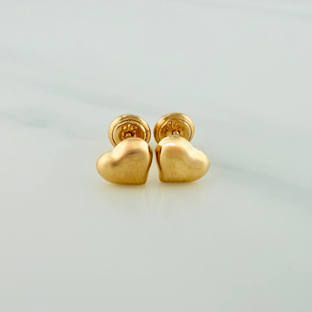 Topos Corazon  0.65gr / Troquelado Oro Amarillo &