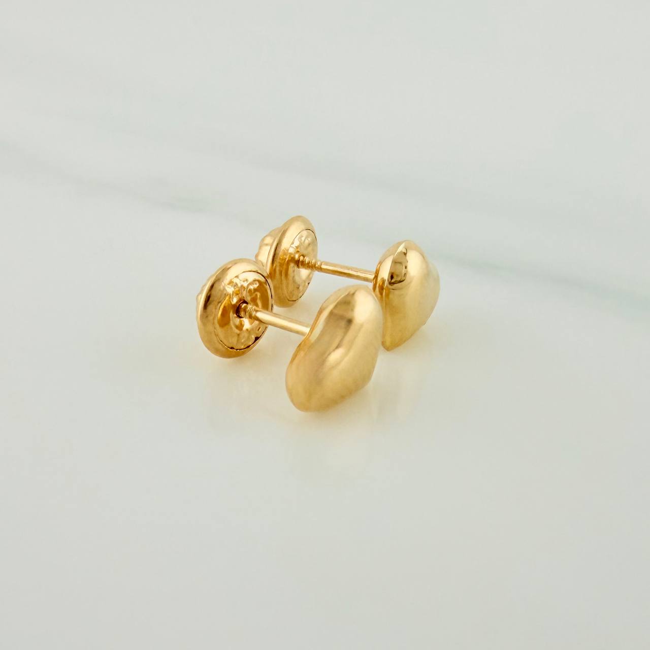 Topos Corazon  0.65gr / Troquelado Oro Amarillo &