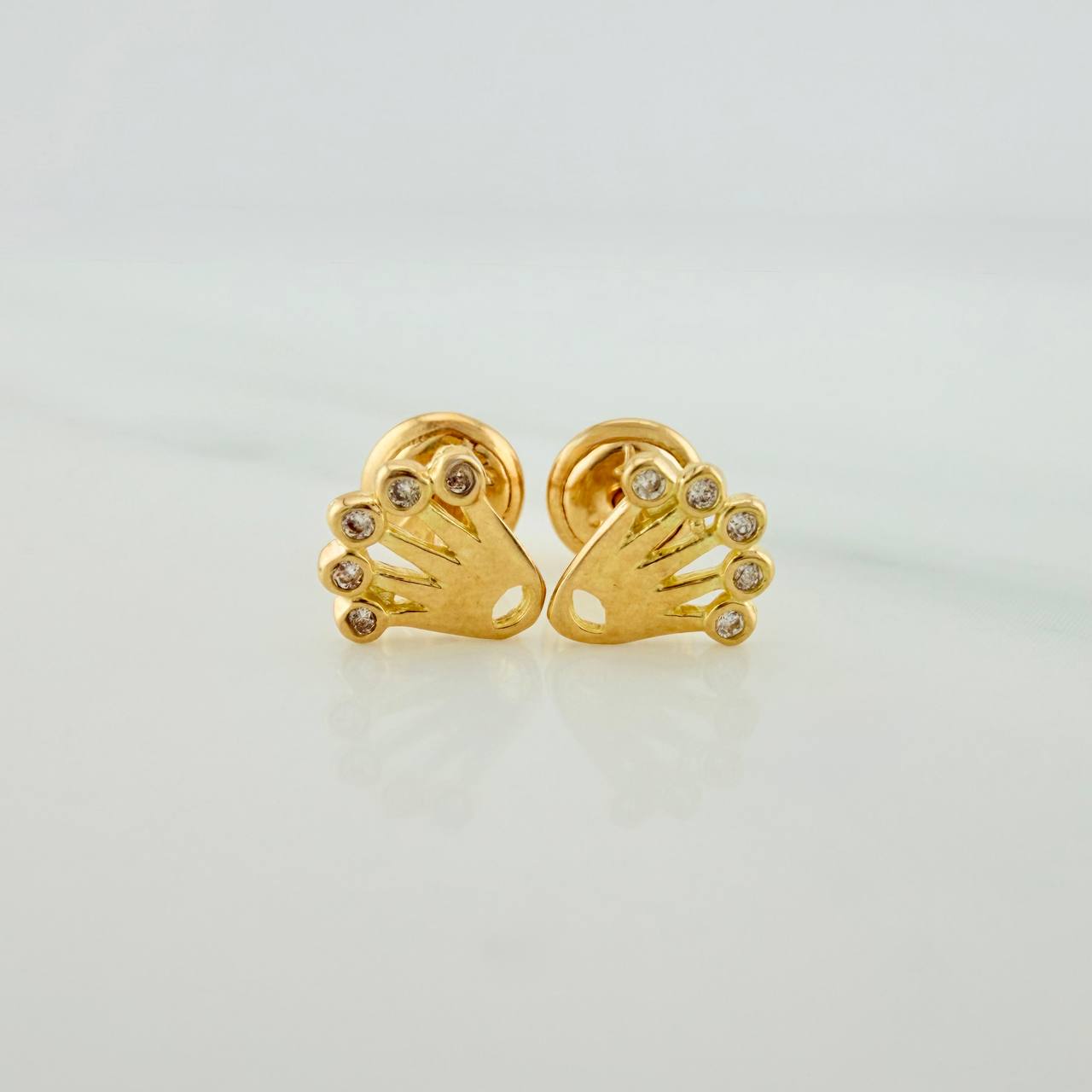 Topos Corona 0.8gr / Circones Blancos Oro Amarillo &