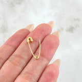 Herraje Gancho Nodriza 0.6gr / 2.3cm / Oro Amarillo 18K ©