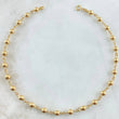 Tobillera Tipo Militar 4gr / 25cm / Oro Amarillo 18K ©