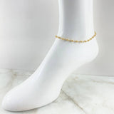 Tobillera Tipo Militar 4gr / 25cm / Oro Amarillo 18K ©