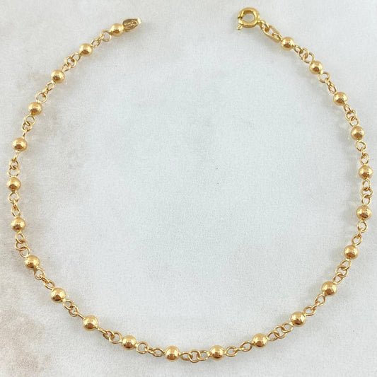 Pulso Tipo Militar 2.7gr / 20cm / Oro Amarillo 18K ©