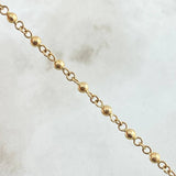 Pulso Tipo Militar 2.7gr / 20cm / Oro Amarillo 18K ©