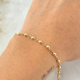 Pulso Tipo Militar 2.7gr / 20cm / Oro Amarillo 18K ©