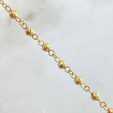 Pulso Tipo Militar 2.6gr / 17.5cm / 5mm Oro Amarillo 18K