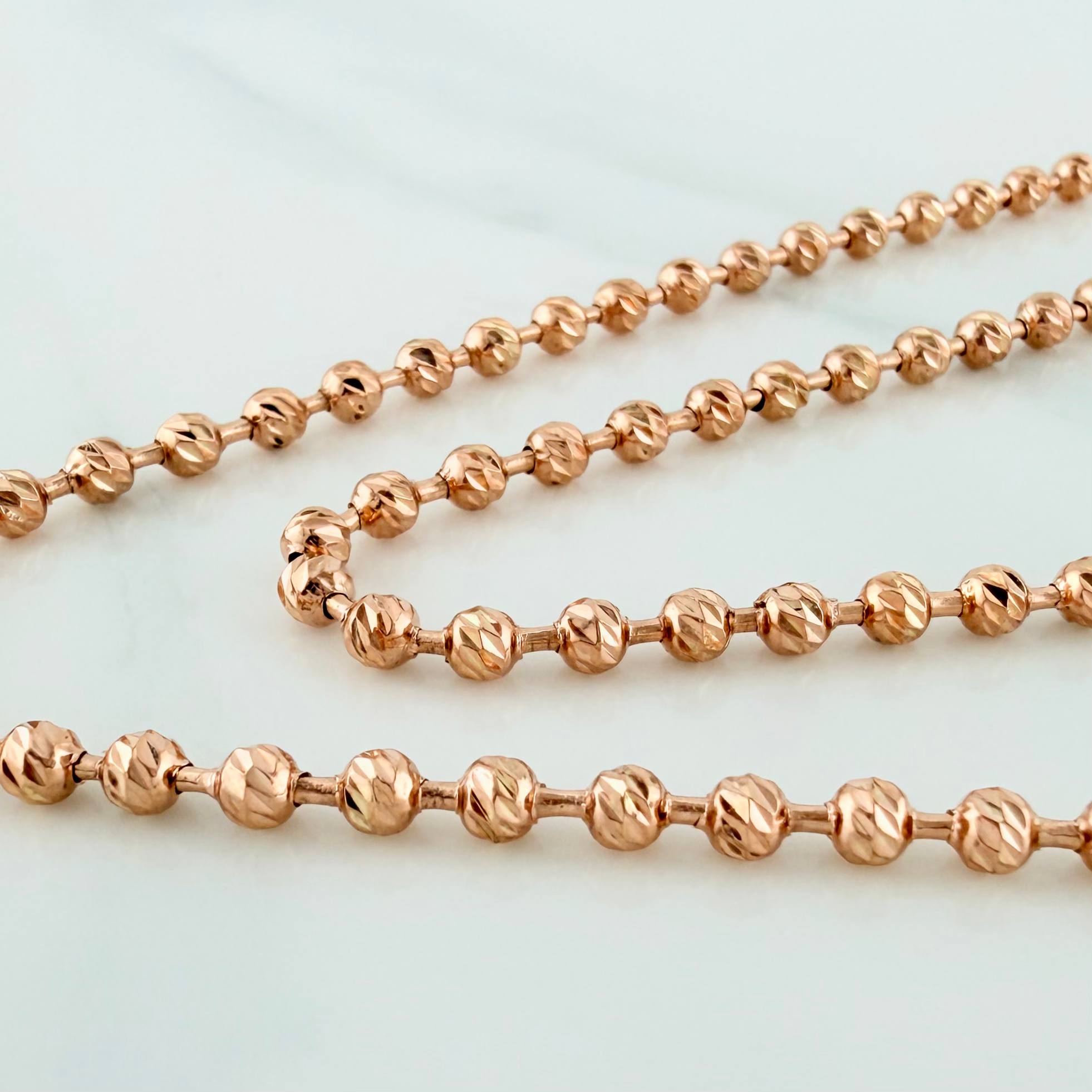 Cadena Militar 17.9 g / 57.6 cm / 3 mm Oro Rosa 18K