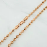 Cadena Militar 31.1 g / 72 cm / 4 mm Oro Rosa 18K