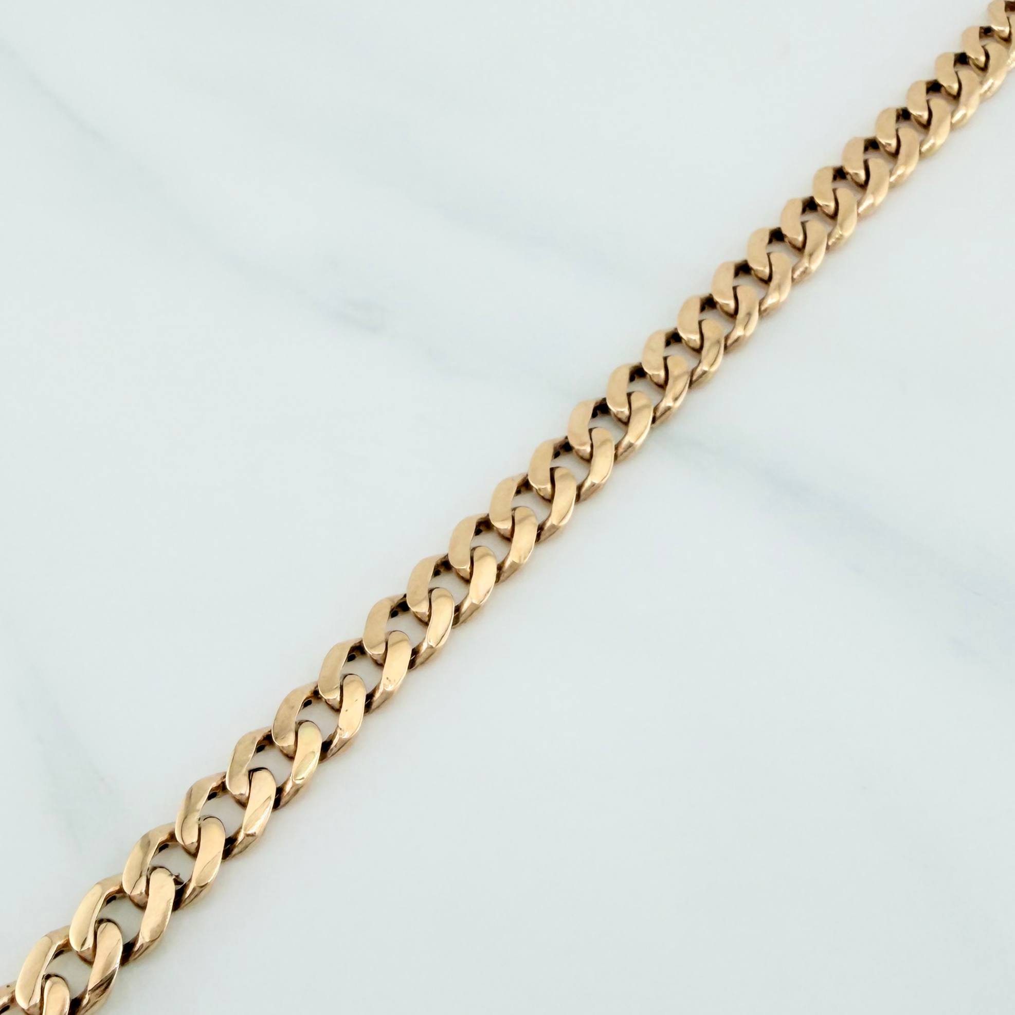 Pulso Cubano 5.65 g / 20.5 cm / 5 mm Oro Amarillo 18K