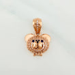 Dije Rostro Oso 3.1 g / 2.1 cm Oro Rosa 18K