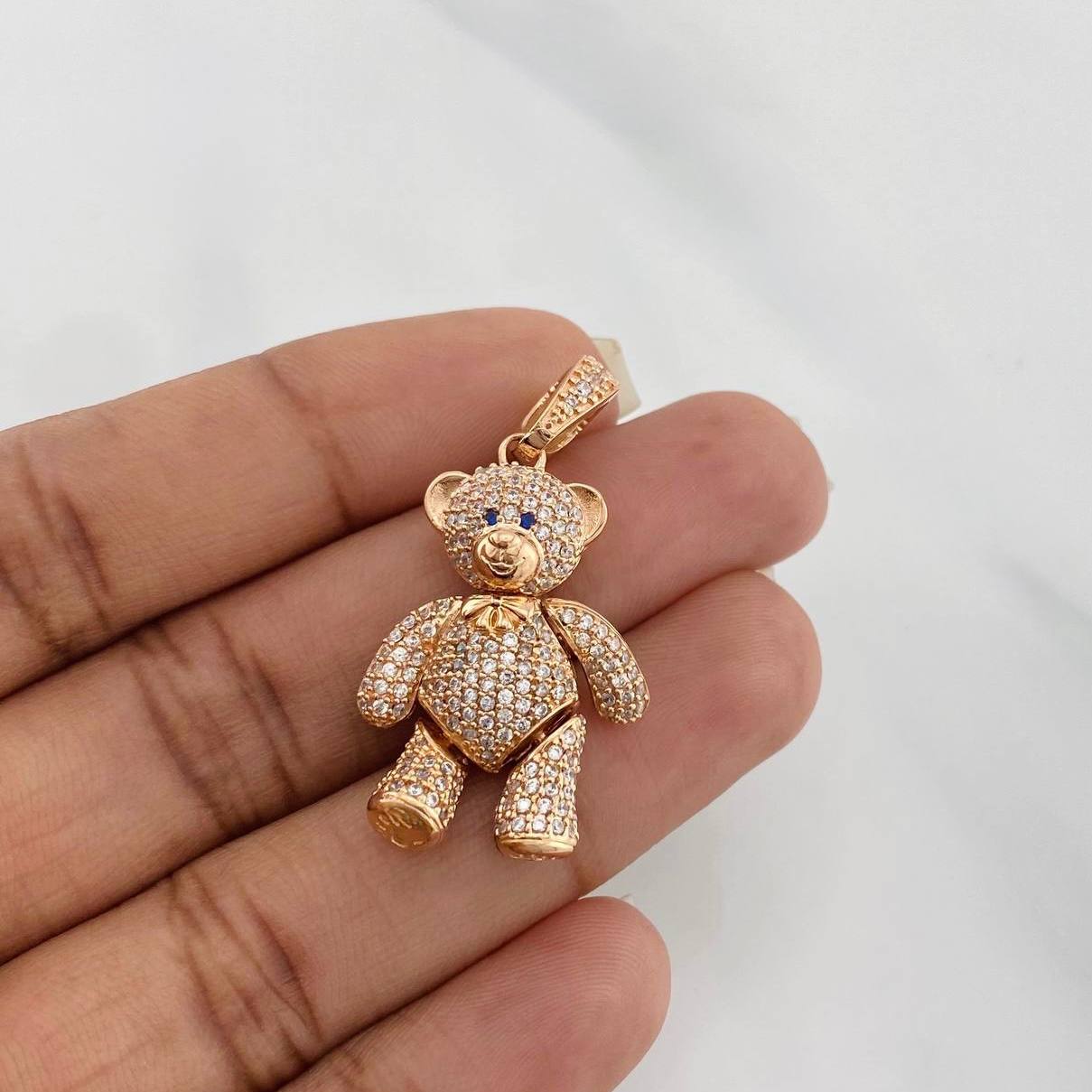 Dije Oso Articulado 9.75 g / 3.6 cm Oro Rosa 18K