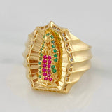 Anillo Virgen Guadalupe 8.05 g / T7 Oro Amarillo 18K
