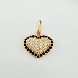Dije Corazón Tupido 1.6 g / 1.7 cm Oro Amarillo 18K