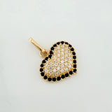 Dije Corazón Tupido 1.6 g / 1.7 cm Oro Amarillo 18K