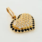 Dije Corazón Tupido 1.6 g / 1.7 cm Oro Amarillo 18K