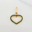 Dije Silueta Corazón 0.8 g / 1.8 cm Oro Amarillo 18K