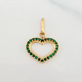 Dije Silueta Corazón 0.8 g / 1.8 cm Oro Amarillo 18K