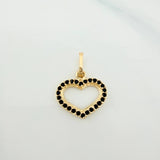 Dije Silueta Corazón 0.8 g / 1.7 cm Oro Amarillo 18K