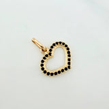 Dije Silueta Corazón 0.8 g / 1.7 cm Oro Amarillo 18K