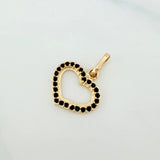 Dije Silueta Corazón 0.8 g / 1.7 cm Oro Amarillo 18K