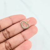 Dije Silueta Corazón 0.8 g / 1.7 cm Oro Amarillo 18K