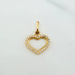 Dije Silueta Corazón 0.85 g / 1.7 cm Oro Amarillo 18K