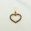 Dije Silueta Corazón 0.7 g / 1.7 cm Oro Amarillo 18K