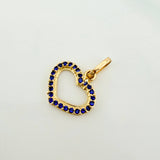 Dije Silueta Corazón 0.7 g / 1.7 cm Oro Amarillo 18K