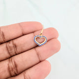 Dije Silueta Corazón 0.8 g / 1.7 cm Oro Amarillo 18K