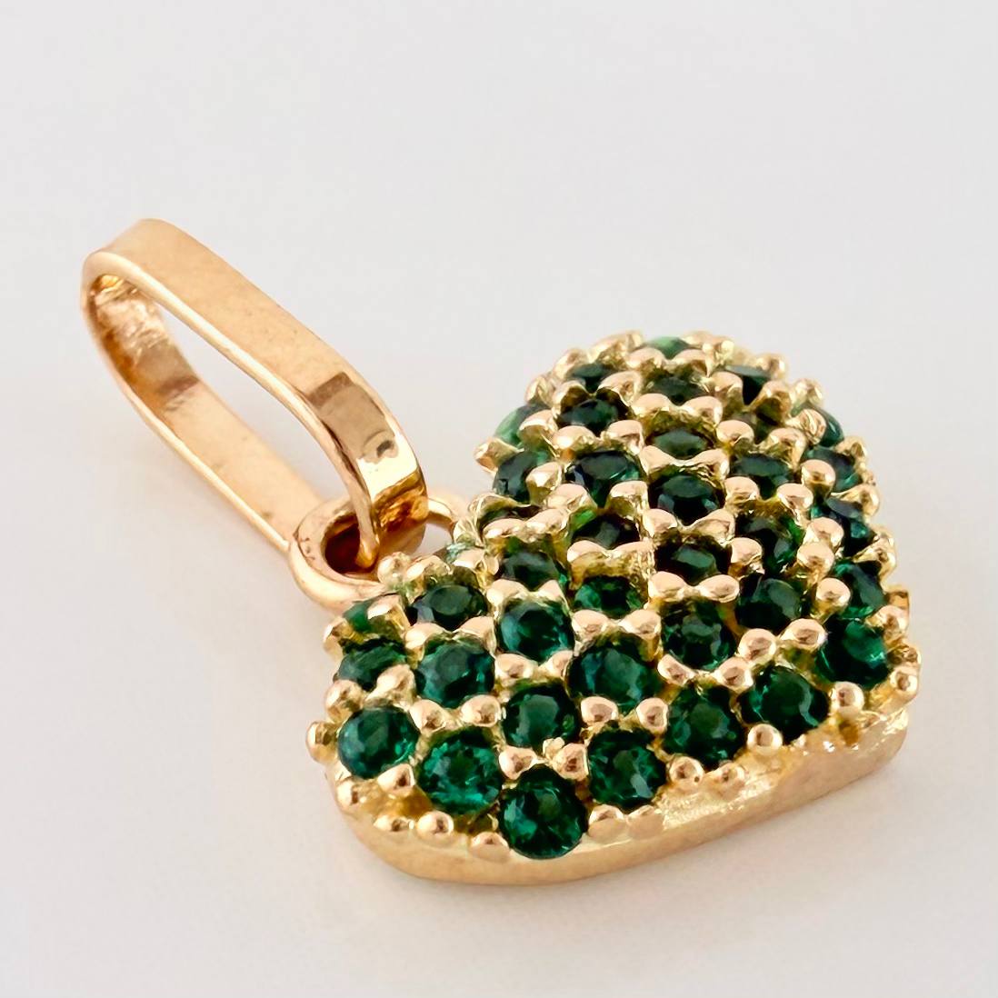 Dije Corazón 0.9 g / 1.4 cm Oro Amarillo 18K