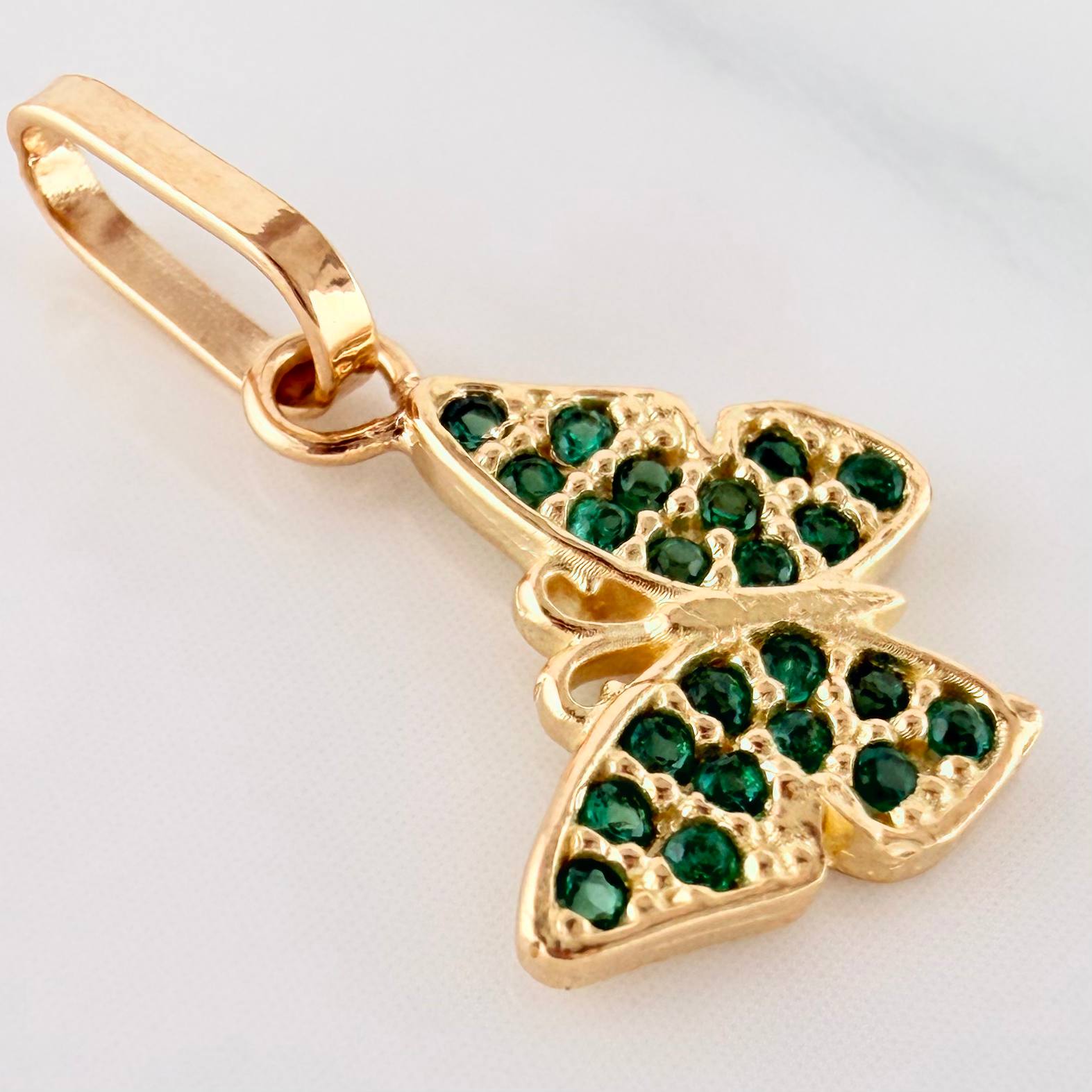 Dije Mariposa 0.75 g / 1.8 cm Oro Amarillo 18K