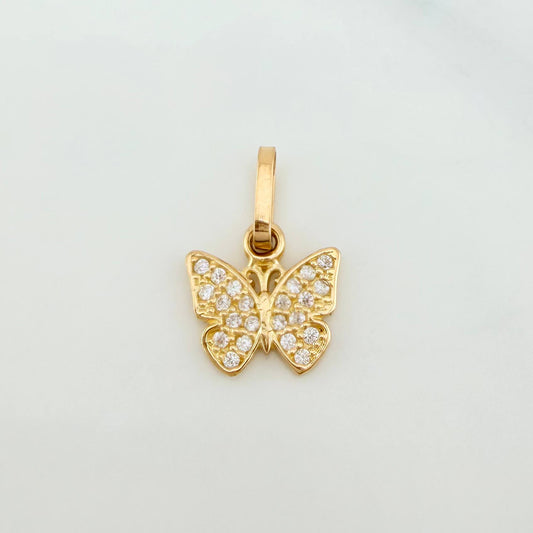 Dije Mariposa 0.75 g / 1.4 cm Oro Amarillo 18K
