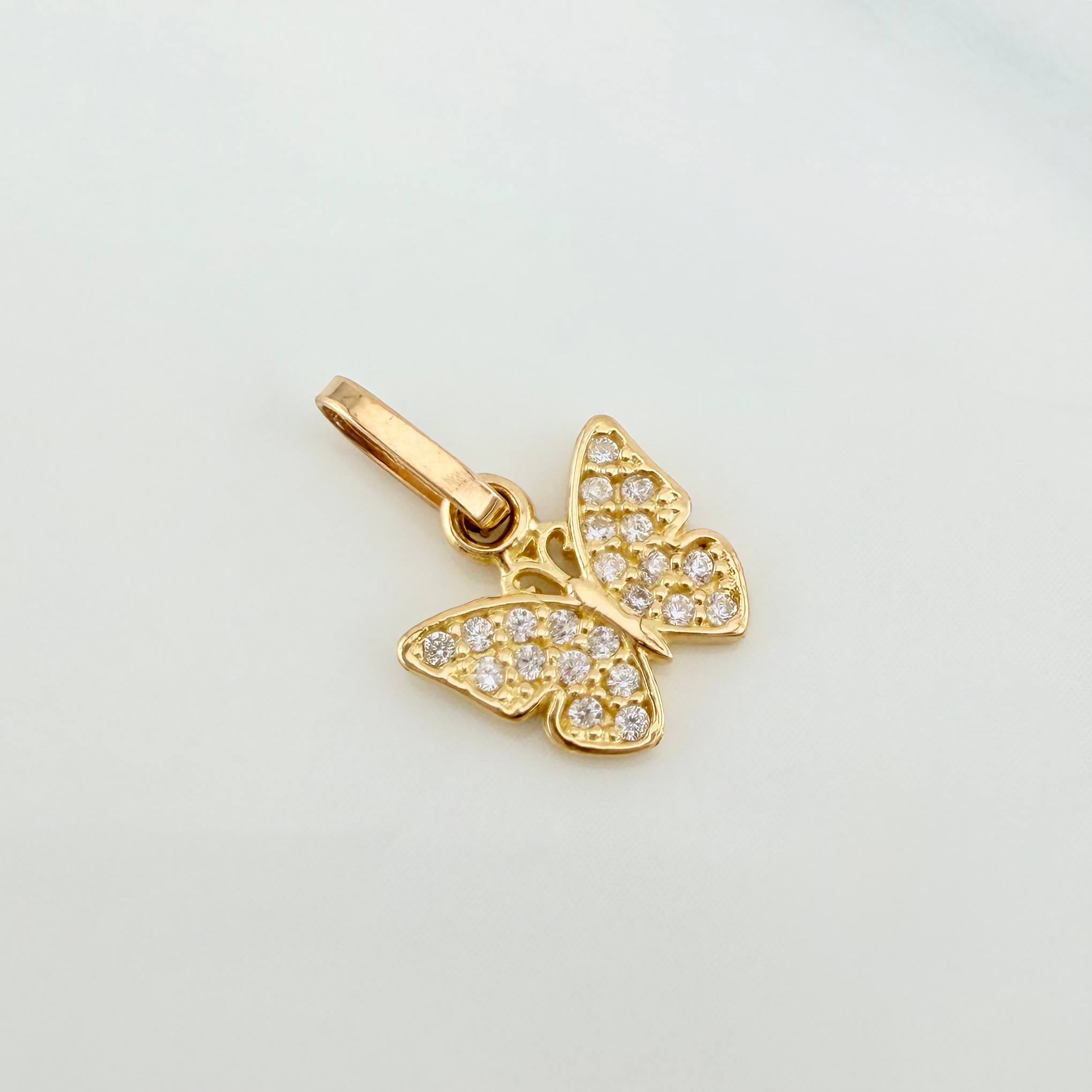 Dije Mariposa 0.75 g / 1.4 cm Oro Amarillo 18K