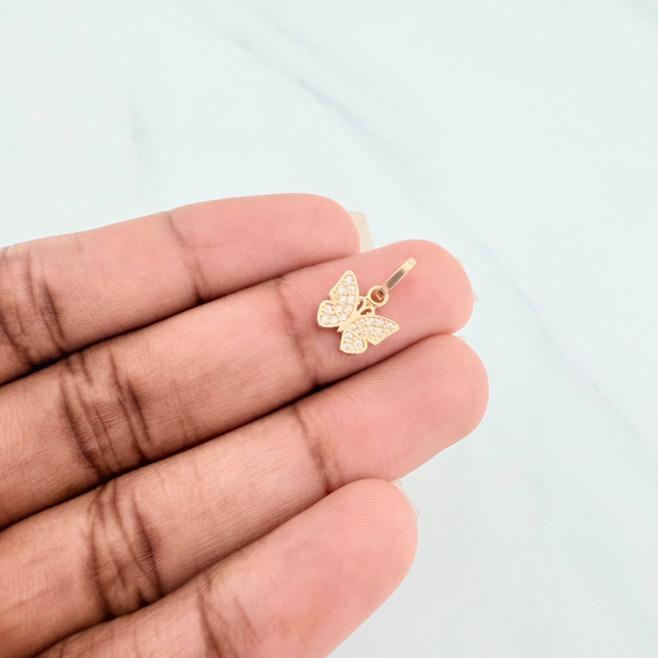 Dije Mariposa 0.75 g / 1.4 cm Oro Amarillo 18K