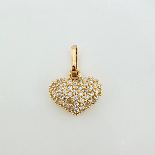 Dije Corazón 0.9 g / 1.4 cm Oro Amarillo 18K