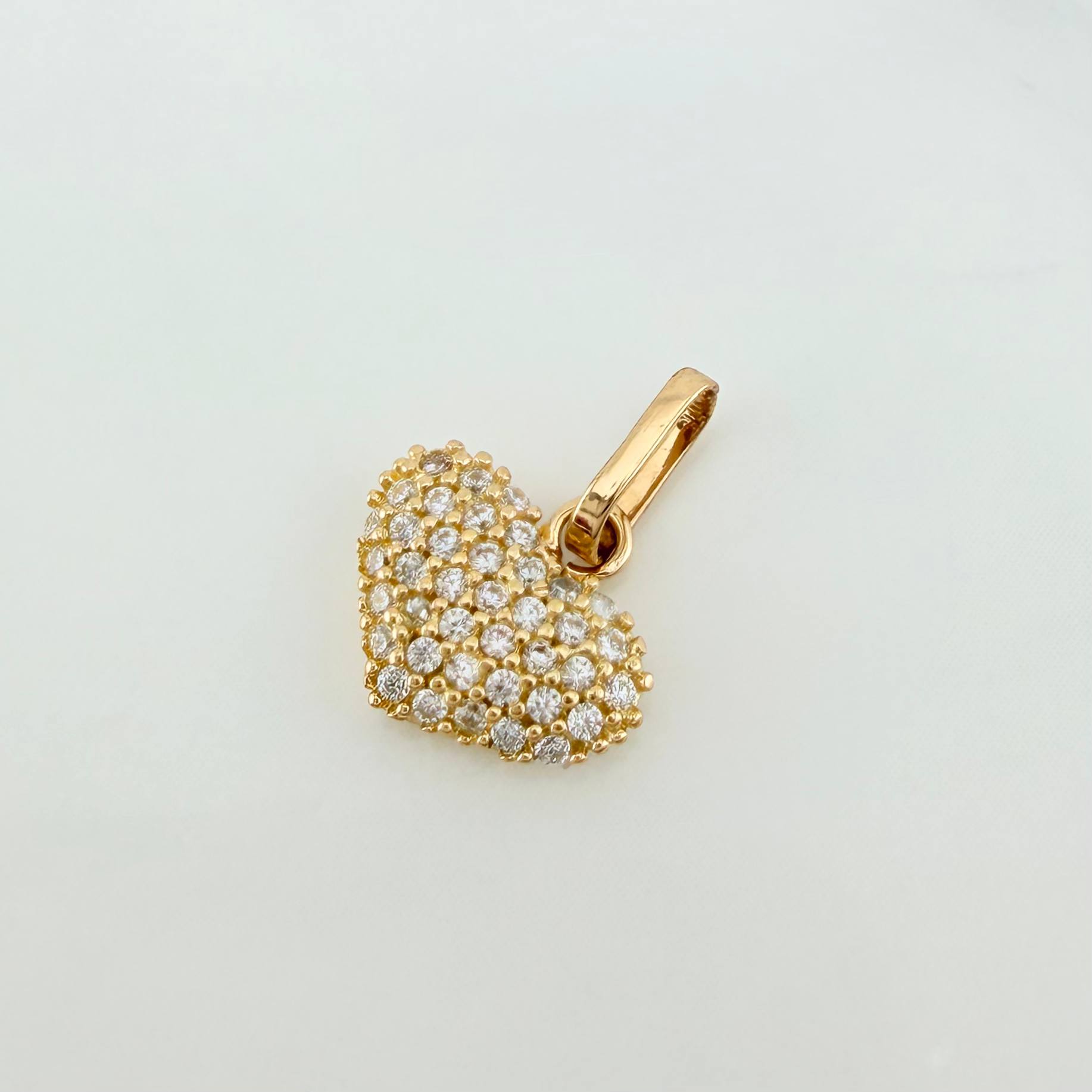 Dije Corazón 0.9 g / 1.4 cm Oro Amarillo 18K