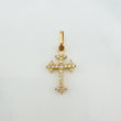 Dije Cruz Gótica 0.7 g / 2.2 cm Oro Amarillo 18K