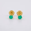 Topos Tres Garras Esmeraldas 30pts 0.75g / 3.8mm Oro Amarillo 18K