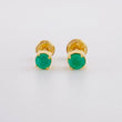Topos Cuatro Garras Esmeraldas 45pts 1.35g / 4.6mm Oro Amarillo 18K