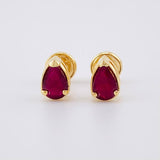 Topos Dije Gota Esmeraldas 1Qts 1.55g / 6.9mm Oro Amarillo 18K