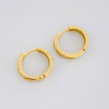 Candongas Carril Tupido Esmeraldas 11pts 1.4g / 1.1cm Oro Amarillo 18K