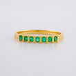 Anillo Hiedra Esmeraldas 18pts 2.15g / T7 Oro Amarillo 18K