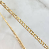 Cadena Garibaldi 5.5gr / 50cm / 3.6mm Oro Amarillo +3 18K