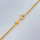 Cadena Lazo 1gr / 51cm / 2mm Oro Amarillo +3 18K $
