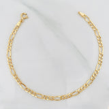 Pulso Fígaro 1.55g / 19.3cm / 3.53mm Oro Amarillo 18K