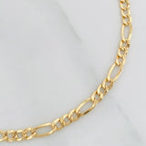 Pulso Fígaro 1.55g / 19.3cm / 3.53mm Oro Amarillo 18K