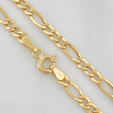 Pulso Fígaro 1.55g / 19.3cm / 3.53mm Oro Amarillo 18K