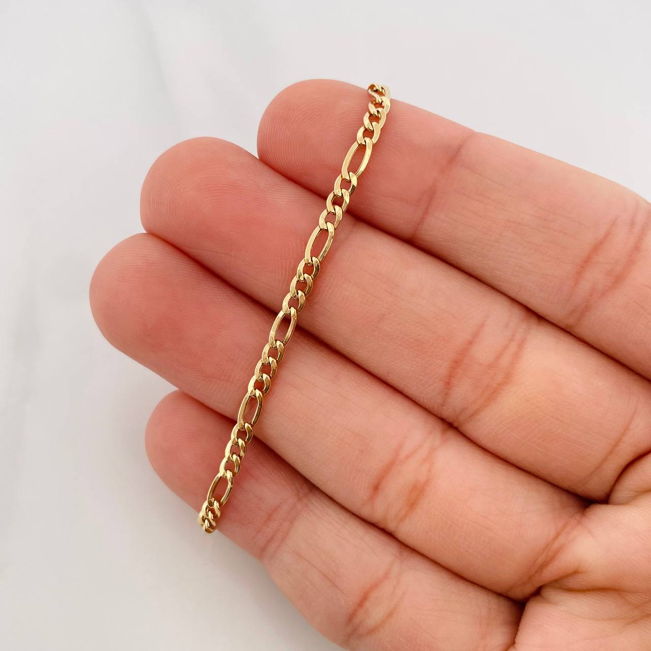 Pulso Fígaro 1.05g / 19.2cm / 2.6mm Oro Amarillo 18K
