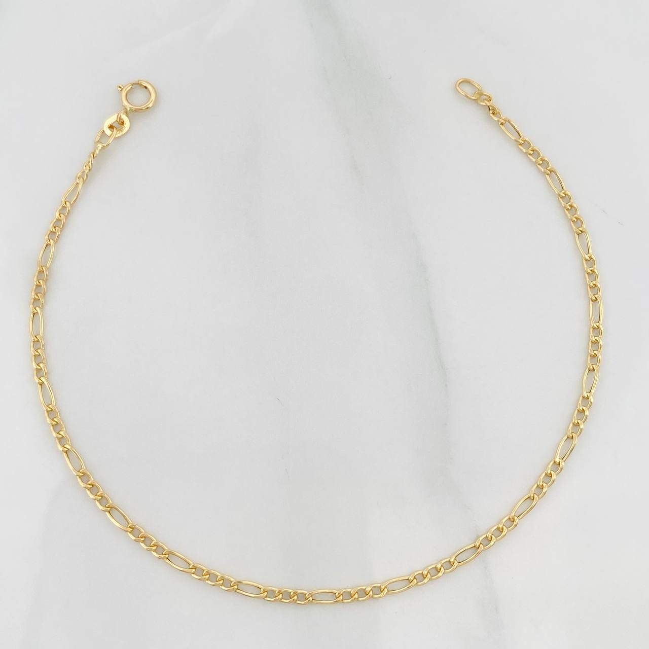 Pulso Fígaro 0.7g / 18.9cm / 1.94mm Oro Amarillo 18K