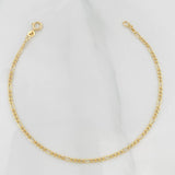 Pulso Figaro 0.7g / 19cm / 1.8mm Oro Amarillo 18K